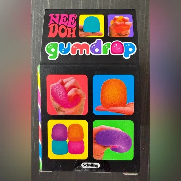 NeeDoh Gumdrop Super Solid Squish! - Pink - Picture 3 of 3